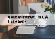 满冠体育APP-芬兰面对白俄罗斯，双方实力对比如何？的简单介绍